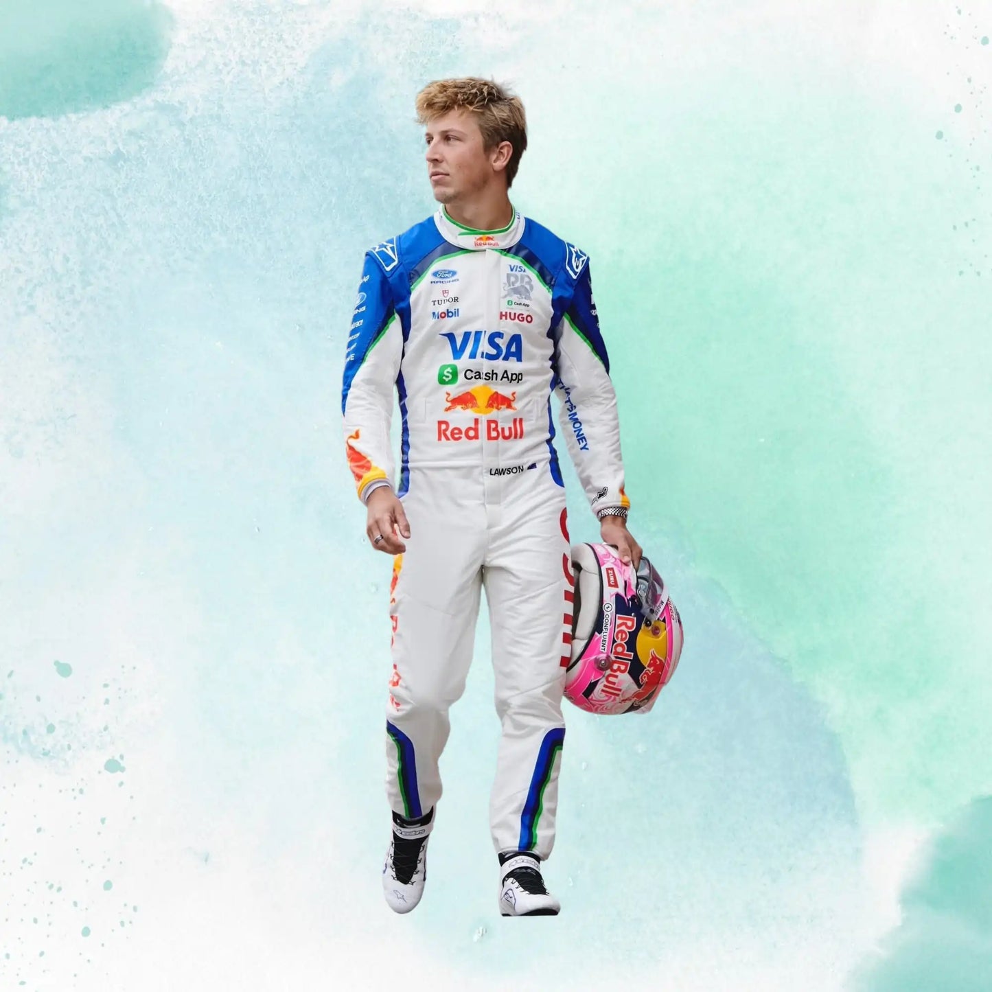 New 2026 Liam Lawson Racing Bulls Formula One Team Visa Cash App RB F1 Replica Racing Suit