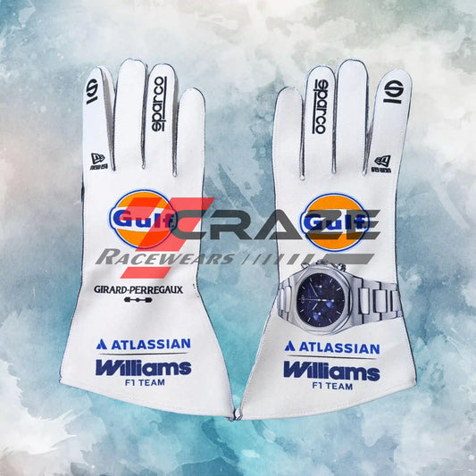 2026 Williams Racing F1 Team Gloves / New Williams Racing Formula One Replica Racing Gloves