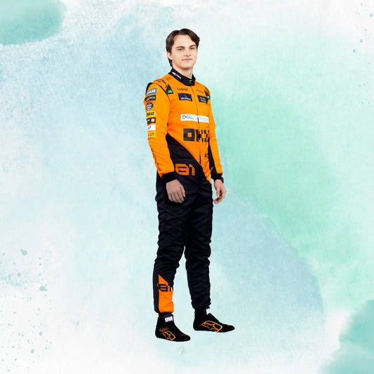 New 2024 Oscar Piastri McLaren F1 Team Replica Racing Suit
