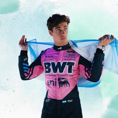 New 2026 Franco Colapinto BWT Alpine F1 Team Replica Racing Suit