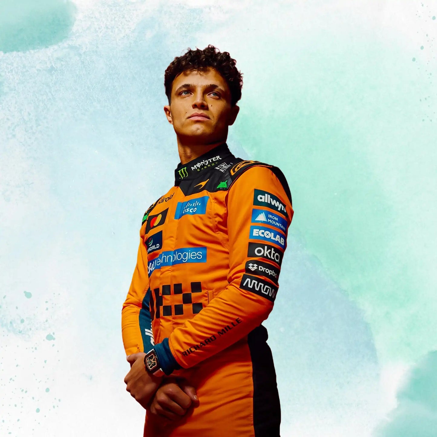 New 2026 Lando Norris Formula One McLaren F1 Team Replica Racing Suit