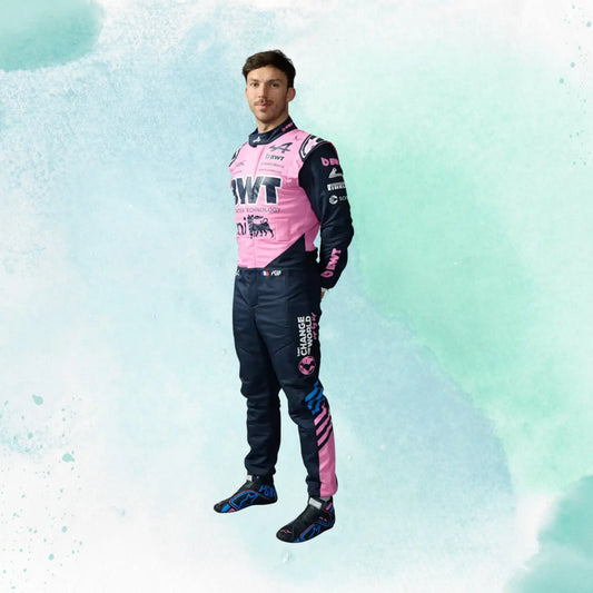 New 2026 Pierre Gasly & Franco Colapinto Formula One BWT Team Alpine Replica Racing Suit