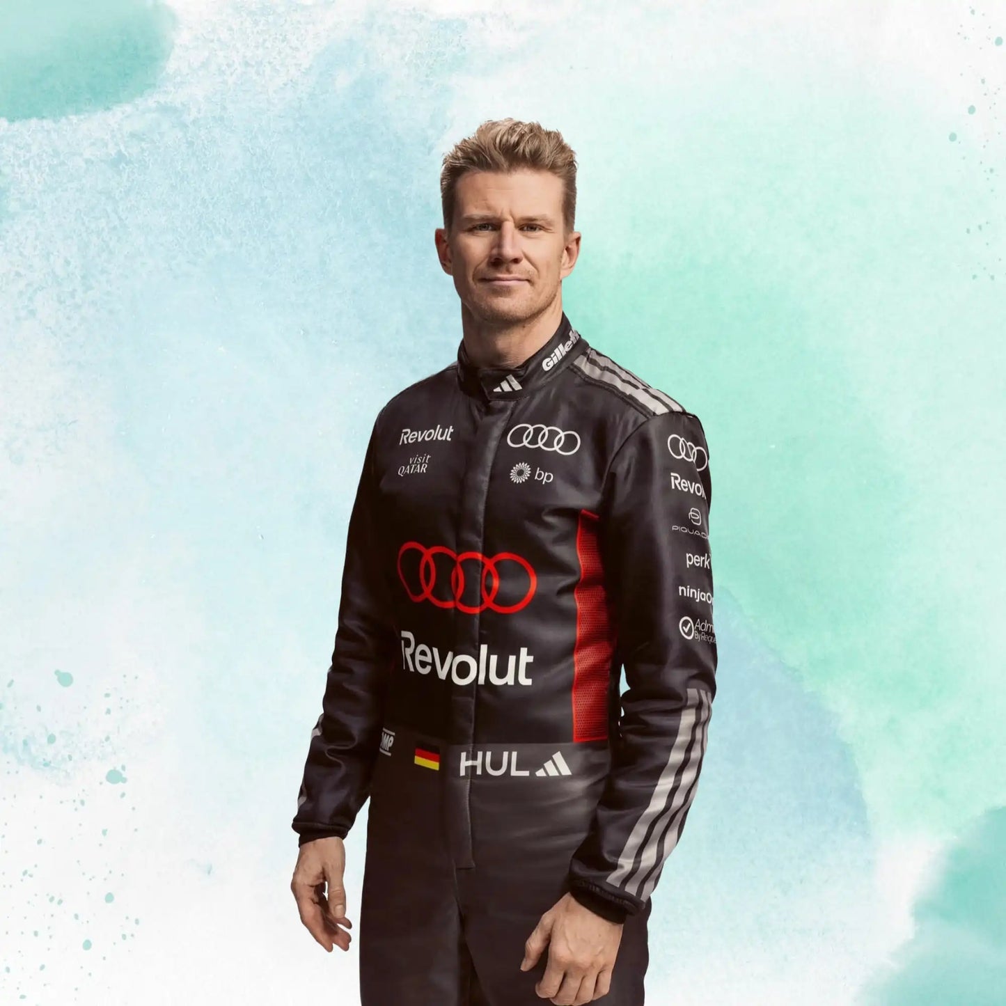 New 2026 Nico Hulkenberg Audi Revolut F1 Team Replica Racing Suit