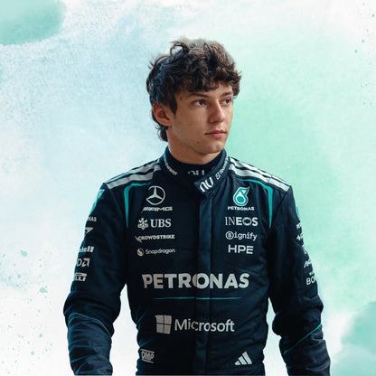 New 2026 Andrea Kimi Antonelli F1 Mercedes AMG Formula One Team Replica Racing Suit