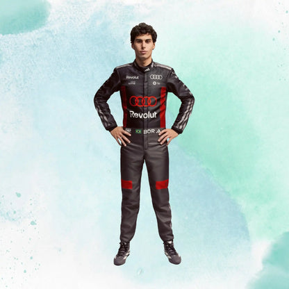 New 2026 Gabriel Bortoleto Formula One Audi Revolut F1 Team Replica Racing Suit