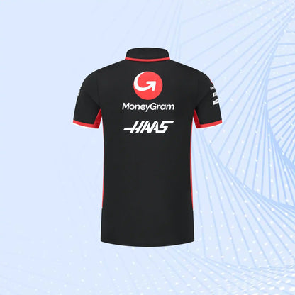 New 2024 Haas F1 Team Driver Polo Shirt