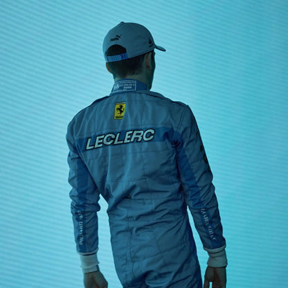 New Charles Leclerc 2024 Miami Grand Prix Scuderia Ferrari F1 Team Replica Racing Suit