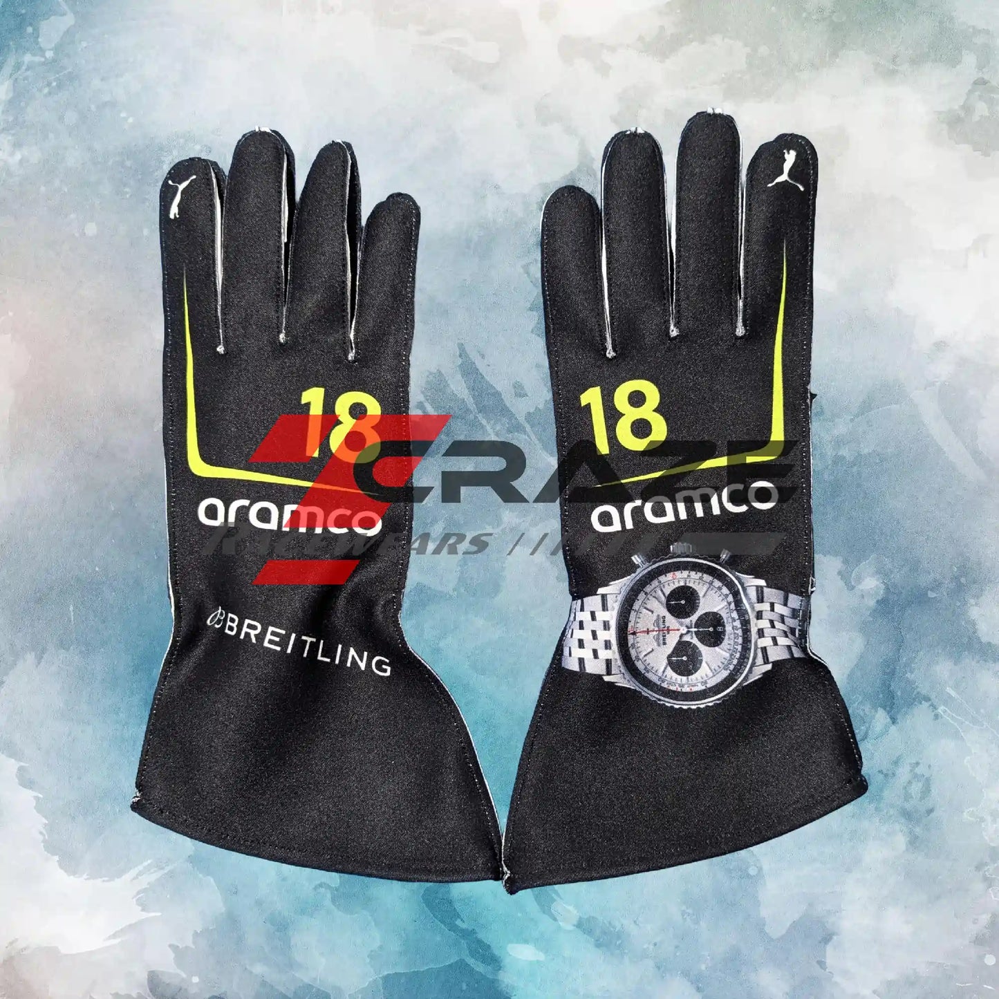Aston Martin F1 2026 Gloves / New Aston Martin Formula One Replica Racing Gloves