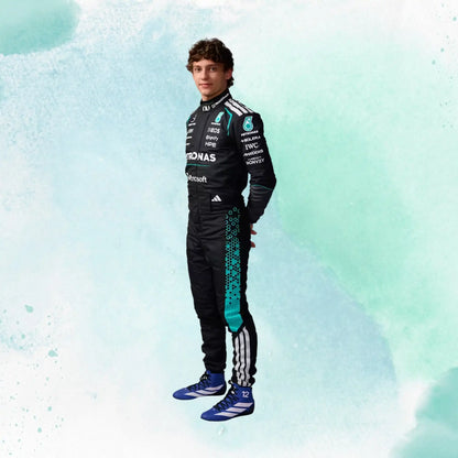 New 2026 Andrea Kimi Antonelli F1 Mercedes AMG Formula One Team Replica Racing Suit