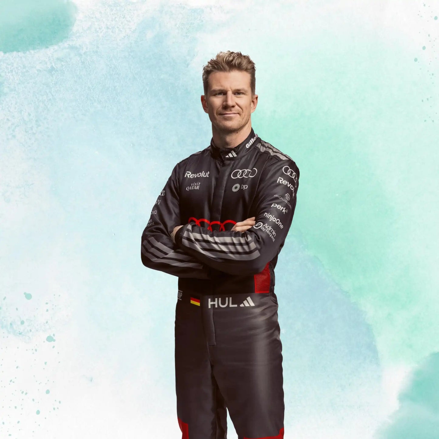 New 2026 Nico Hulkenberg Audi Revolut F1 Team Replica Racing Suit