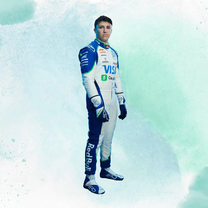 New 2025 Isack Hadjar Visa Cash App RB Formula One Team Replica Racing Suit