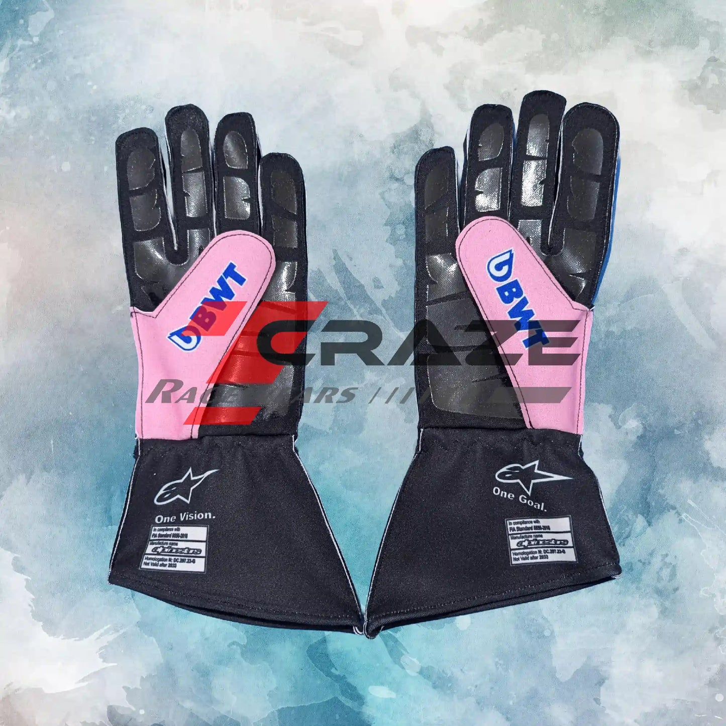 2026 BWT Alpine F1 Team Gloves / New BWT Alpine F1 Gloves Replica Racing Gloves