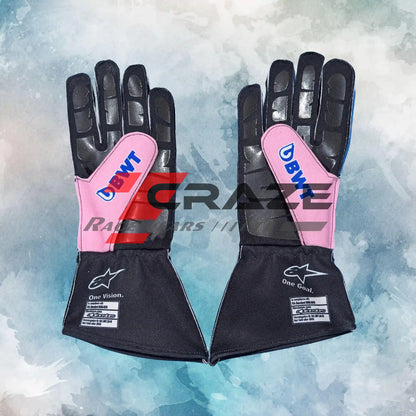 2026 BWT Alpine F1 Team Gloves / New BWT Alpine F1 Gloves Replica Racing Gloves
