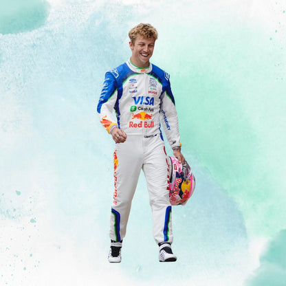 New 2026 Liam Lawson Racing Bulls Formula One Team Visa Cash App RB F1 Replica Racing Suit