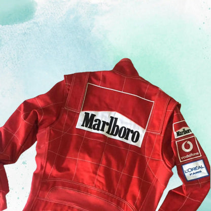 Michael Schumacher 2004 Ferrari F1 Replica Embroidery Race Suit