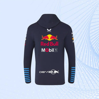 New 2024 Oracle Red Bull Racing F1 Team Replica Zip Hoodie