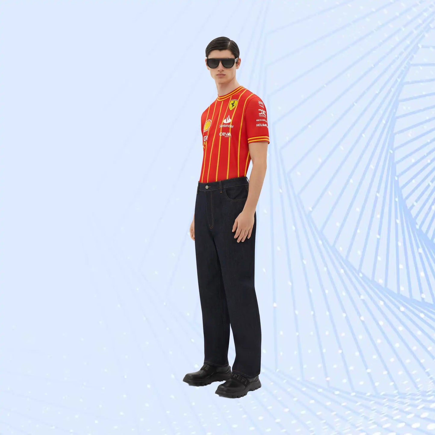 Leclerc Puma Football Shirt for Scuderia Ferrari - Austrian Special Edition