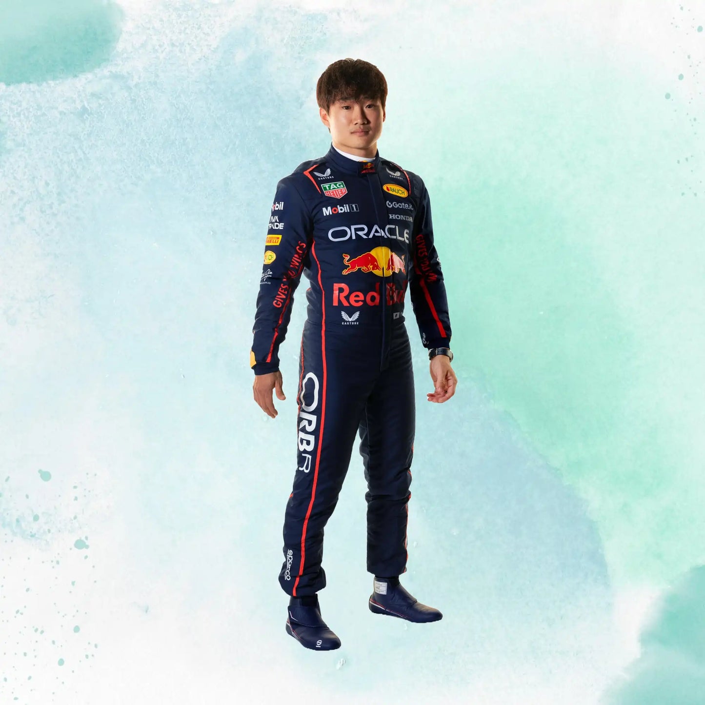 New 2025 Yuki Tsunoda Red Bull Formula One Team Replica F1 Race Suit