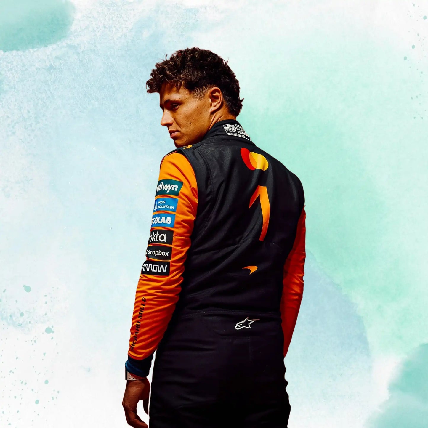 New 2026 Lando Norris Formula One McLaren F1 Team Replica Racing Suit