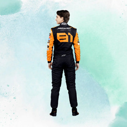 New 2024 Oscar Piastri McLaren F1 Team Replica Racing Suit