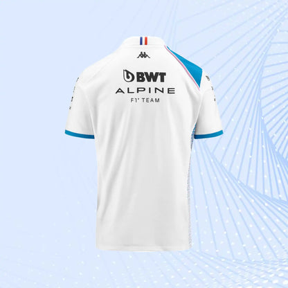 BWT Alpine F1 Team 2023 Polo Shirt - White