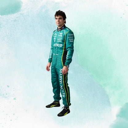 New 2026 Lance Stroll Aston Martin F1 Team Replica Racing Suit