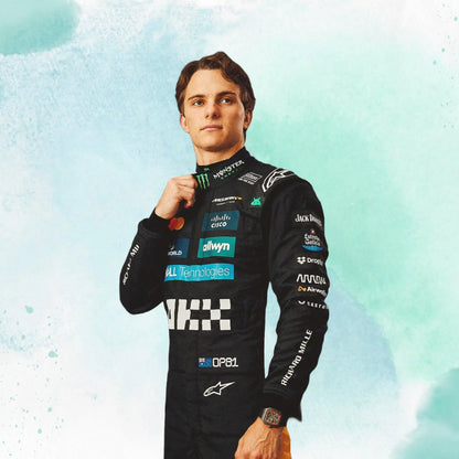 2025 New Lando Norris & Oscar Piastri British Grand Prix McLaren F1 Team Replica Racing Suit