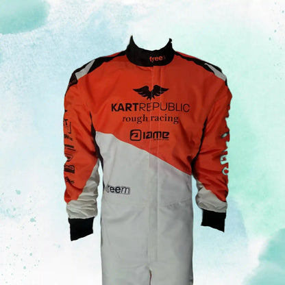 Kart Republic Overall Go Kart Driver Race Suit Sublimation Printed