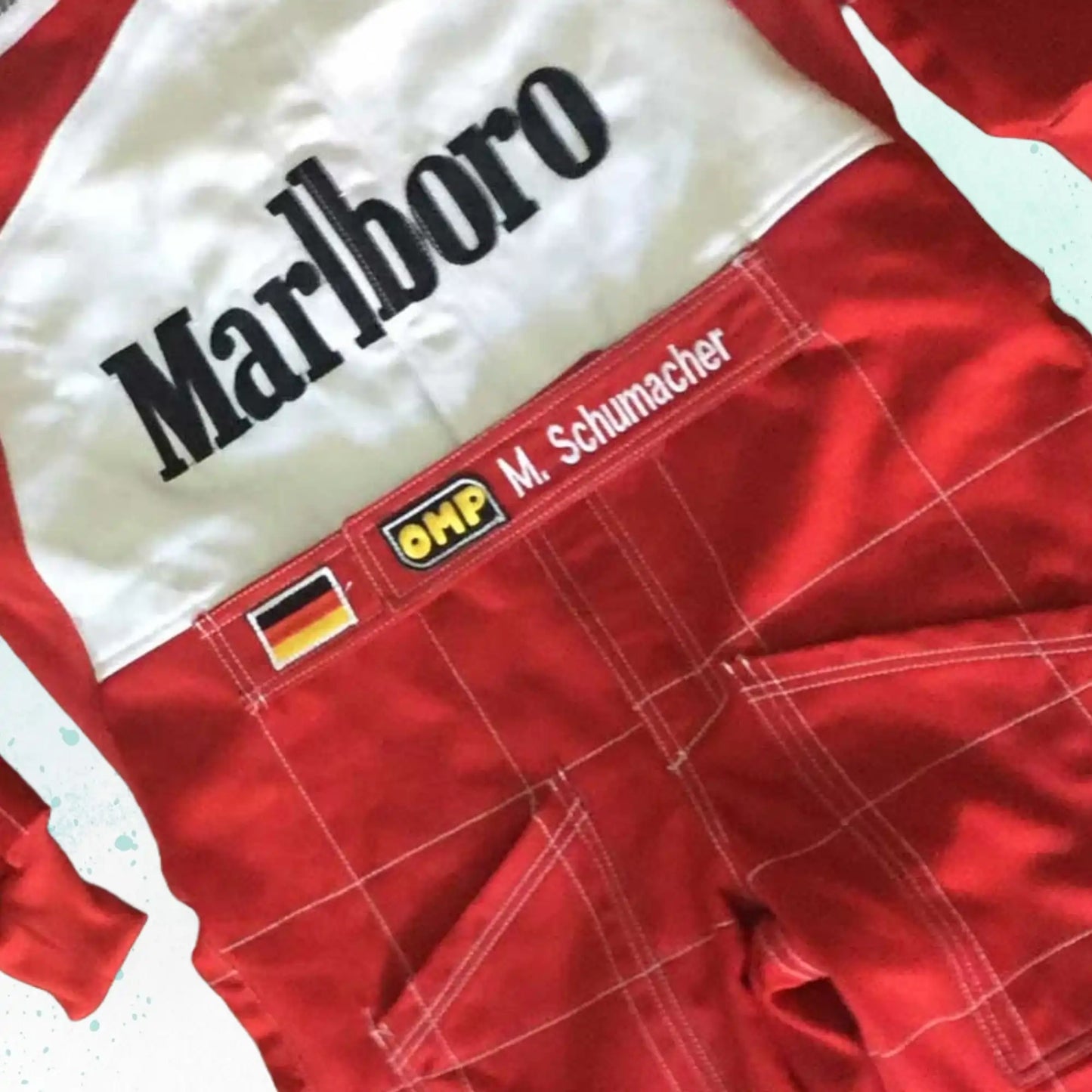 Michael Schumacher 2004 Ferrari F1 Replica Embroidery Race Suit