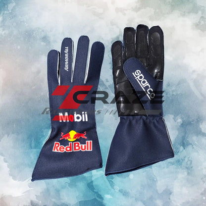2026 Max Verstappen Red Bull F1 Gloves / New Max Verstappen Formula One Replica Racing Gloves