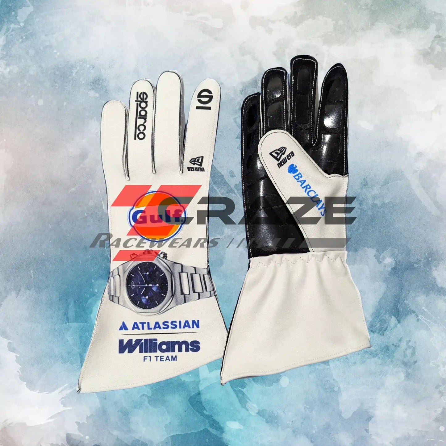 2026 Williams Racing F1 Team Gloves / New Williams Racing Formula One Replica Racing Gloves