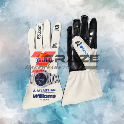 2026 Williams Racing F1 Team Gloves / New Williams Racing Formula One Replica Racing Gloves