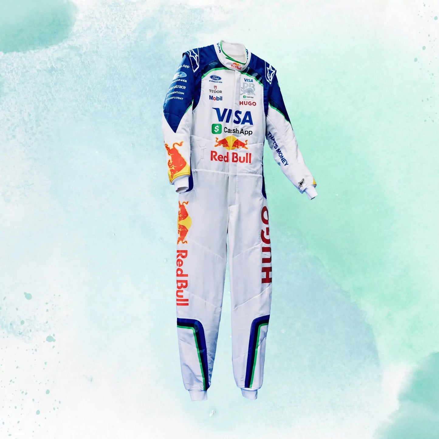 New 2026 Arvid Lindblad Racing Bulls F1 Team Visa Cash App RB Formula One Team Replica Racing Suit