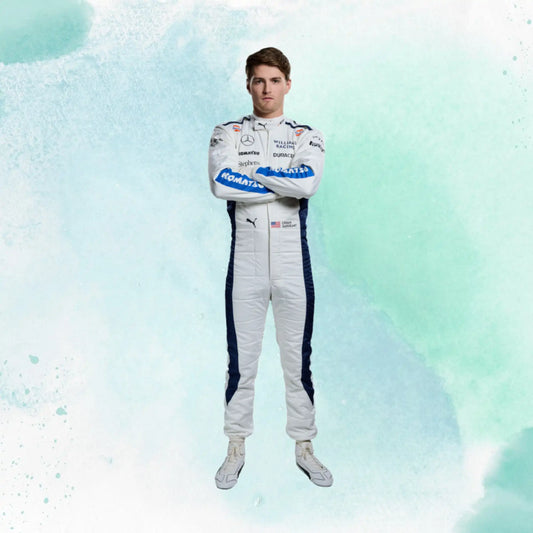 New 2024 Logan Sargeant F1 Team Williams Racing Replica Racing Suit