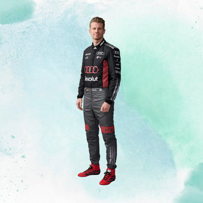2026 Nico Hulkenberg & Gabriel Bortoleto Formula One Audi Revolut F1 Team Replica Racing Suit