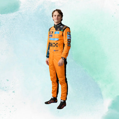 2026 Lando Norris & Oscar Piastri Formula One McLaren F1 Team Replica Racing Suit