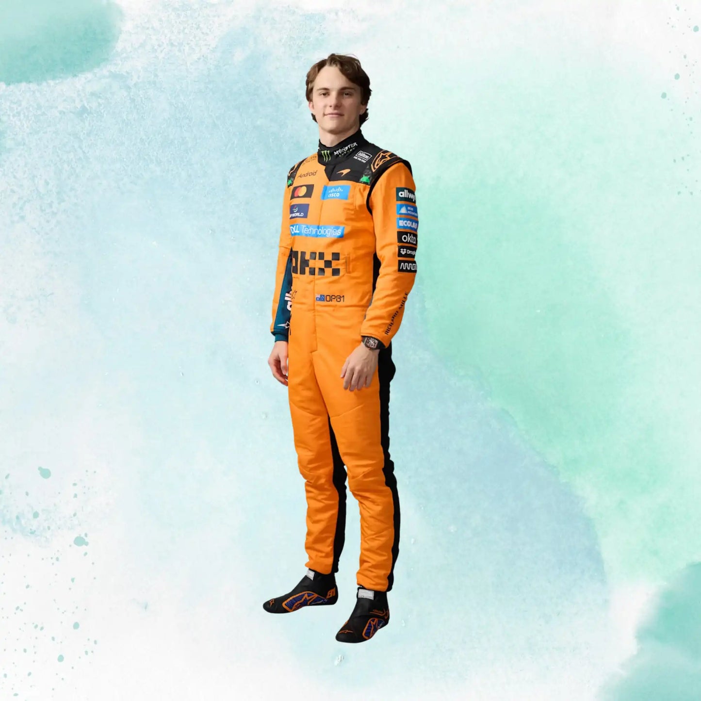 2026 New Oscar Piastri Formula One McLaren F1 Team Replica Racing Suit