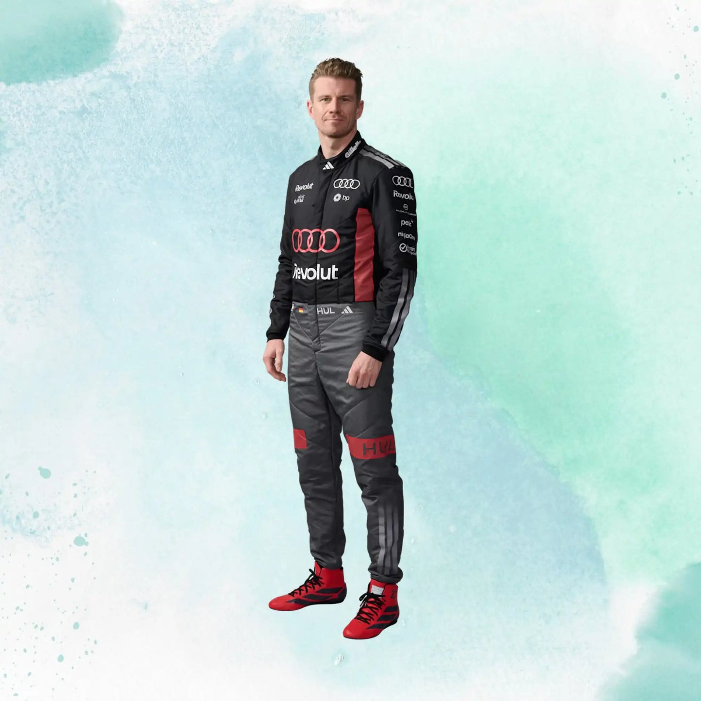New 2026 Nico Hulkenberg Audi Revolut F1 Team Replica Racing Suit