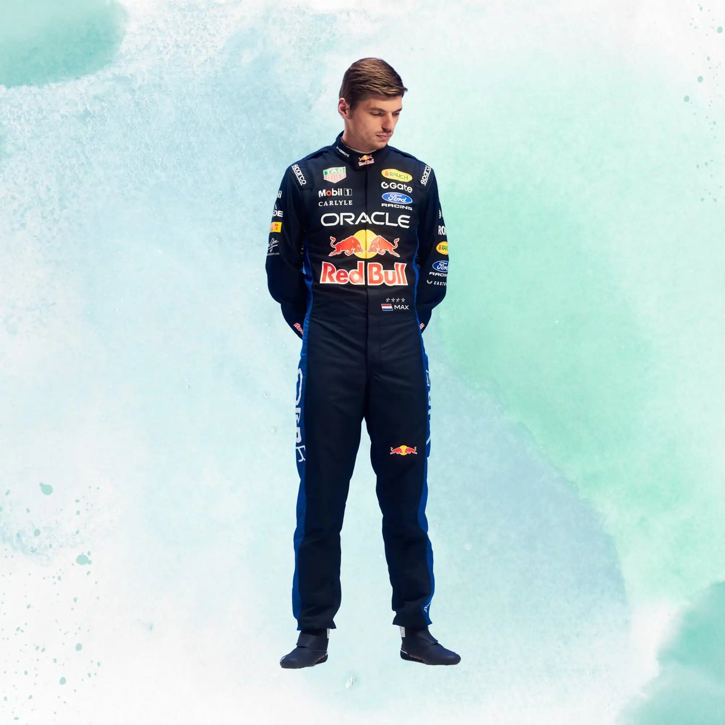 New 2026 Max Verstappen Formula One Red Bull F1 Team Replica Race Suit
