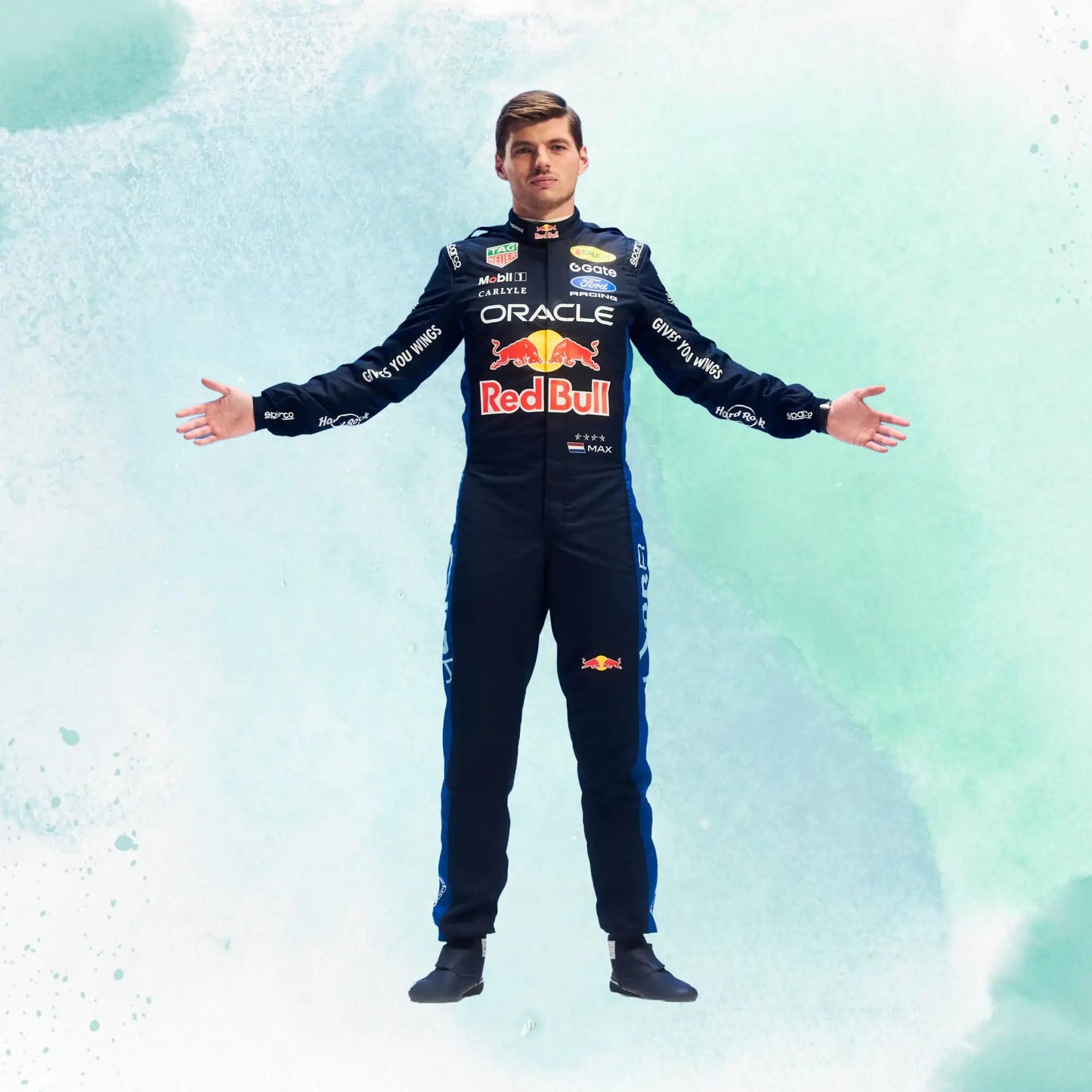 New 2026 Max Verstappen Formula One Red Bull F1 Team Replica Race Suit