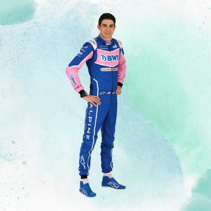 Esteban Ocon 2022 BWT Team Alpine Replica Racing Suit F1 Team