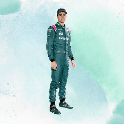 Lance Stroll 2022 F1 Team Aston Martin Replica Race Suit
