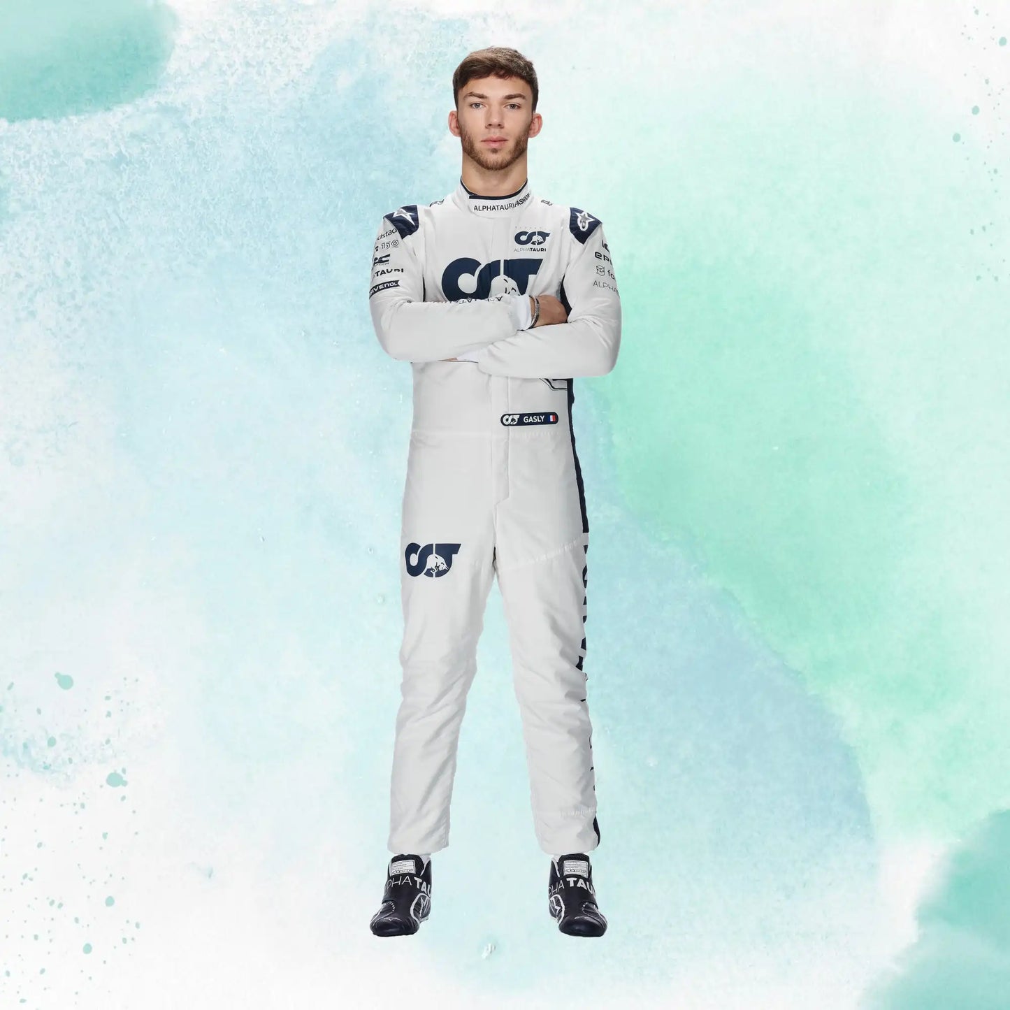 New 2022 Pierre Gasly F1 Team AlphaTauri Replica Racing Suit
