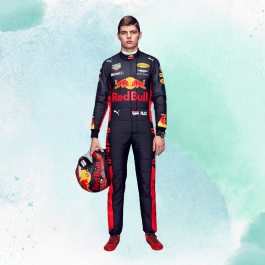 Max Verstappen 2017 F1 Race Red Bull Suit