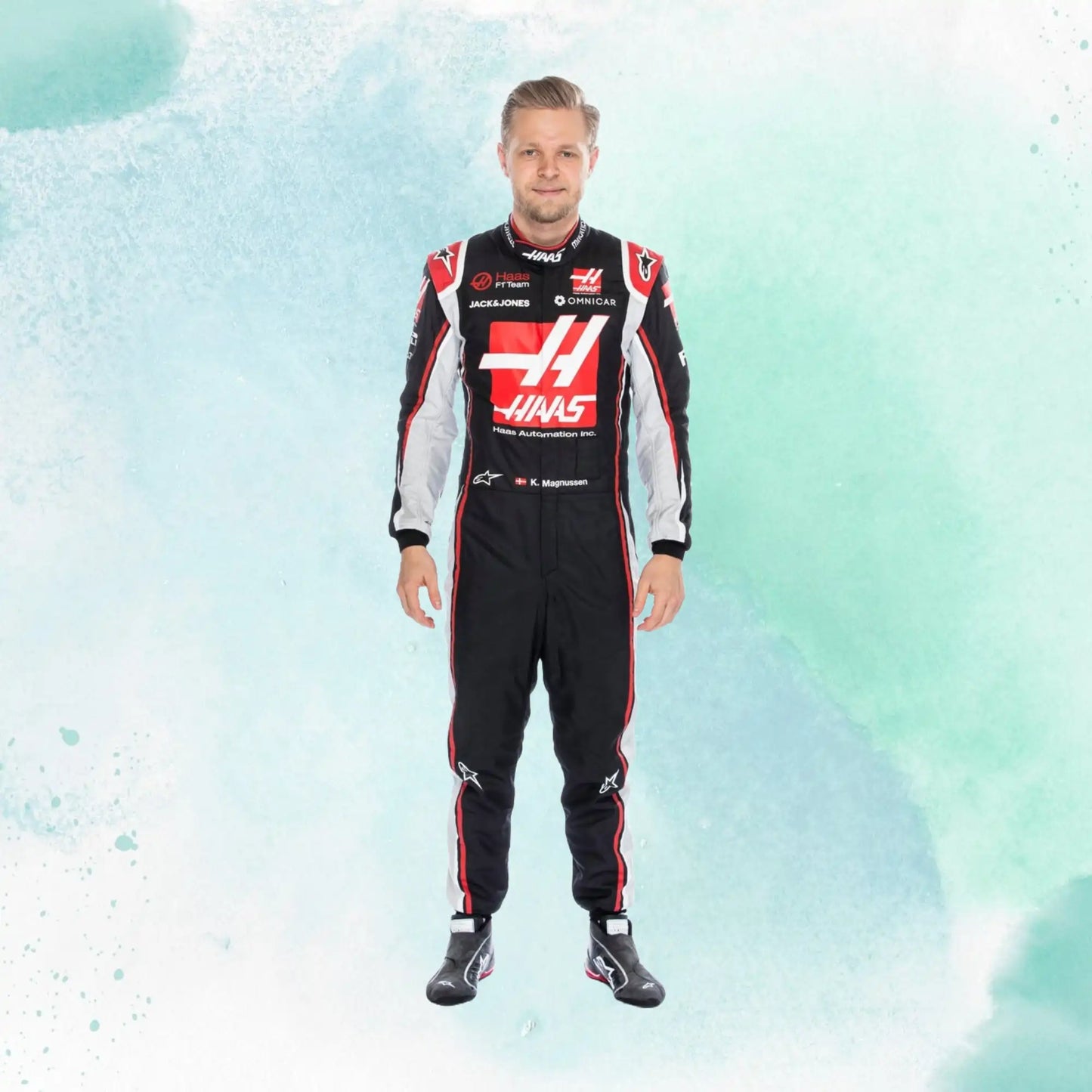 Kevin Magnussen 2020 F1 Team Haas Replica Racing Suit