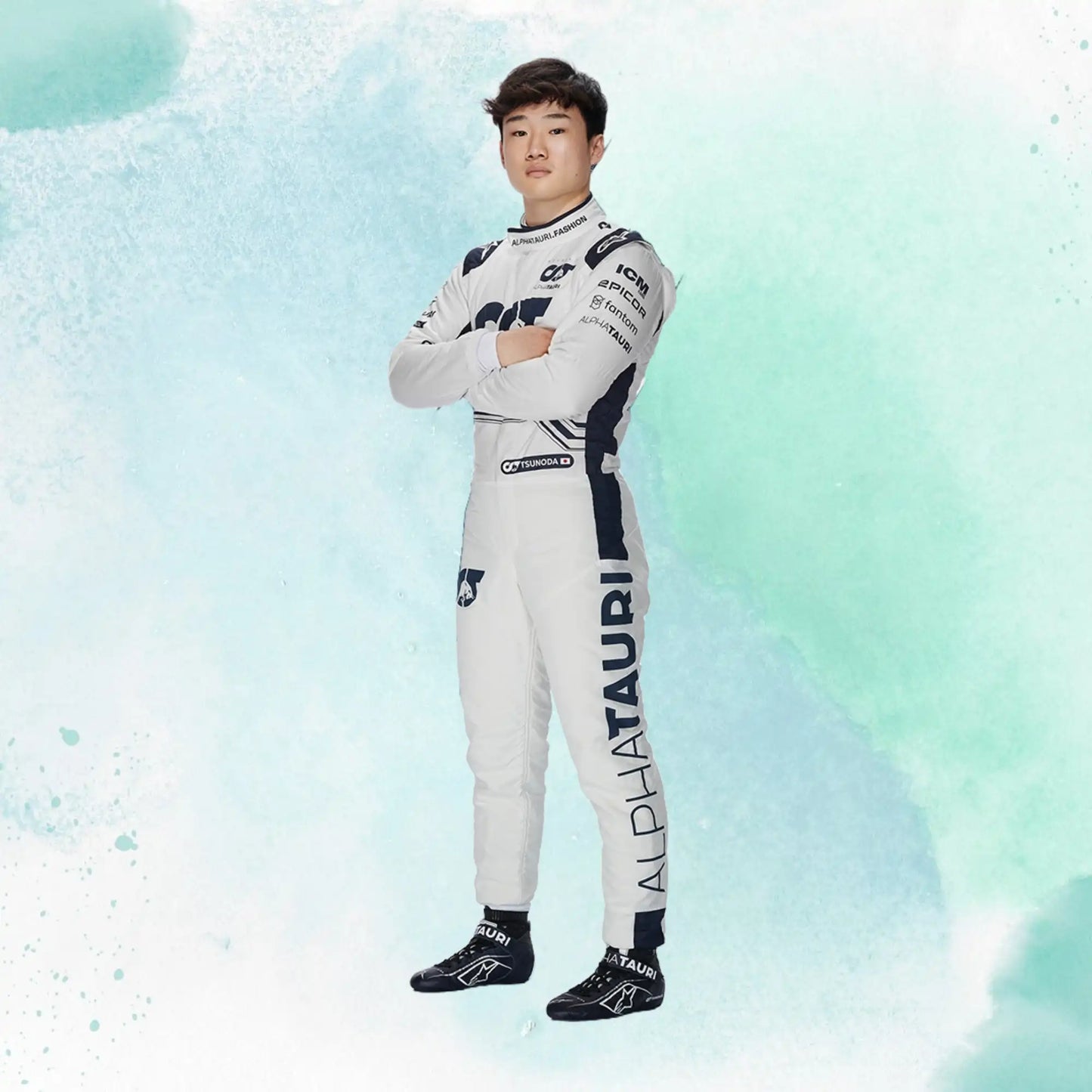 2022 Yuki Tsunoda Replica Race Suit F1 Team Alphatauri