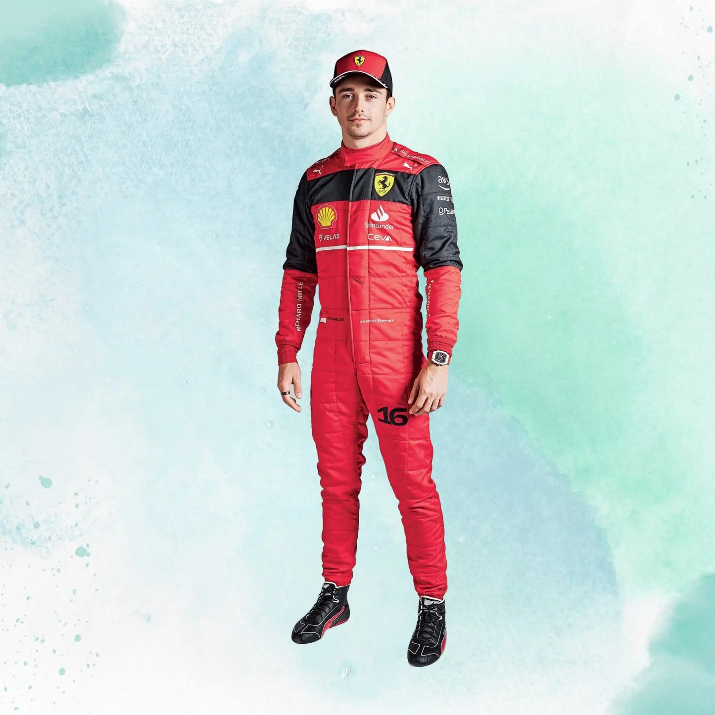 2022 New Charles Leclerc Formula 1 Replica Team Race Suit