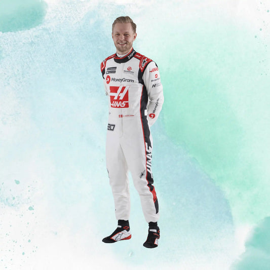 New Kevin Magnussen 2023 F1 Team Haas Replica Racing Suit