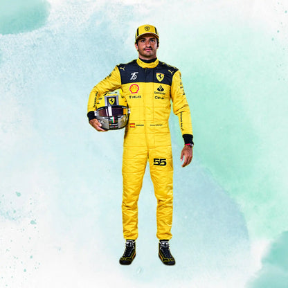 Carlos Sainz Jr 2022 F1 Ferrari's 75th Anniversary Replica Racing Suit